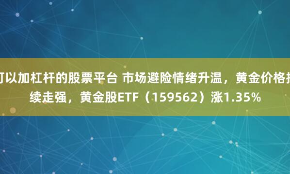 可以加杠杆的股票平台 市场避险情绪升温，黄金价格持续走强，黄金股ETF（159562）涨1.35%
